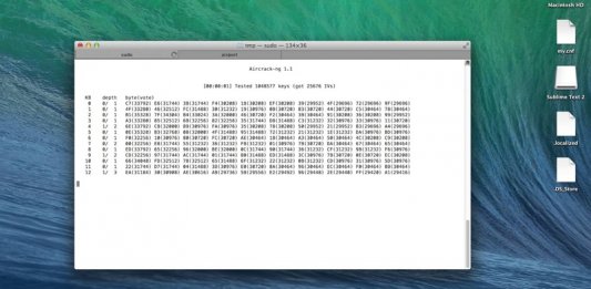 WiFi using WifiSlax 4.11 in Mac OS X and Windows