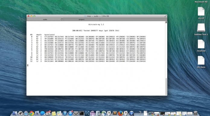 WiFi using WifiSlax 4.11 in Mac OS X and Windows